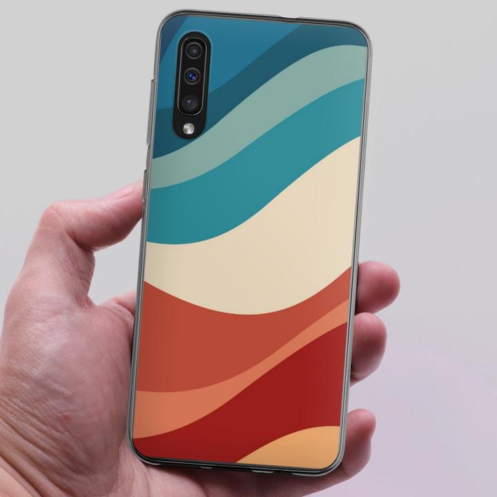 Produktbild DeinDesign Silikon Hülle für Samsung Galaxy A50 Handyhülle Case Smartphone Schutzhülle Farbe Farbverlauf (Samsung Galaxy A50)