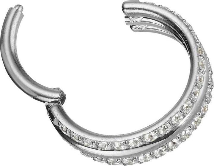 Image du produit Bijouteria Piercing d'oreille (Cristallin, Titane)