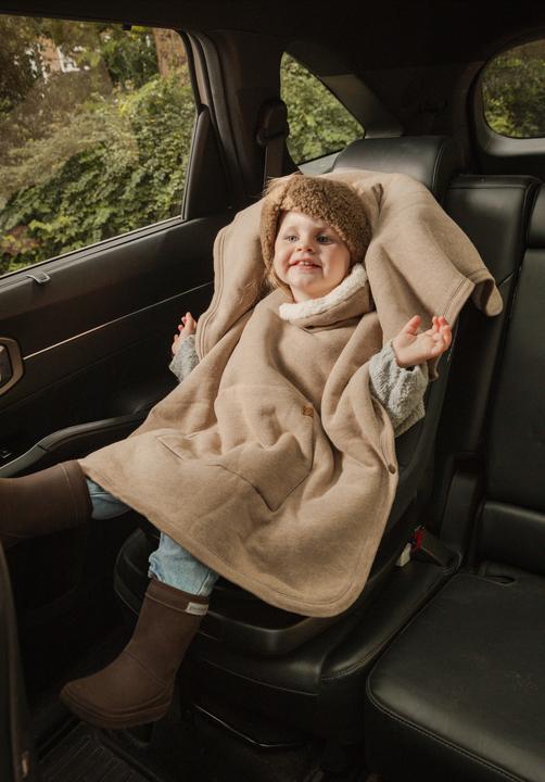 Image du produit Cloby Teddy Poncho Brown