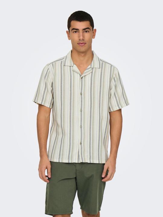 Immagine prodotto Only & Sons Onstrev Life Reg Stripe Ss Shirt Noos (XS)