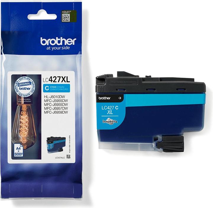 Actual product image Brother Ink cartridge HY cyan (C)