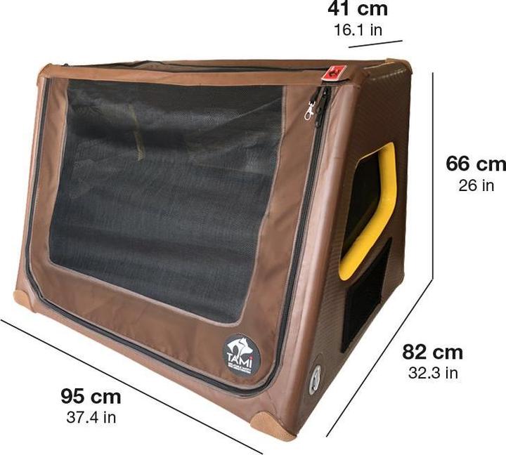 Actual product image Tami Inflatable dog box (Dog, Breathable, Foldable)