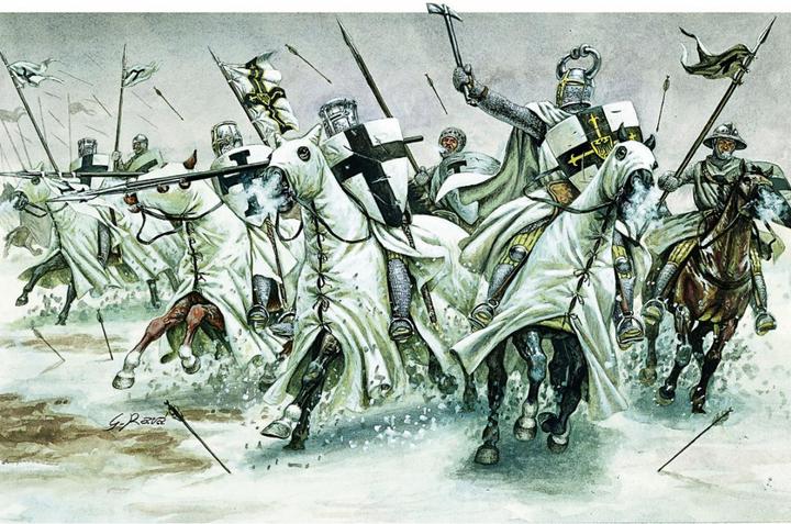 Actual product image Carson 1:72 Crusaders 12th-13th century