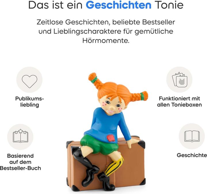 Immagine prodotto Tonies Audiosystem Hörfigur Pippi Langstrumpf 2 (Tedesco)