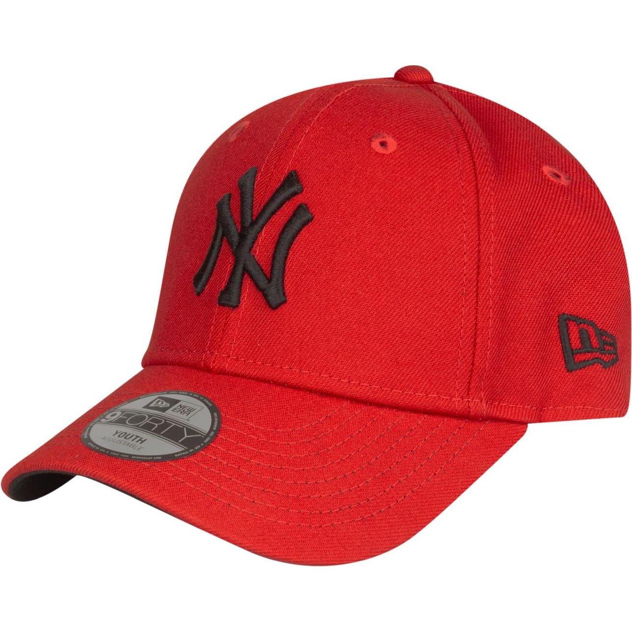 New Era, Jungen, Cap, Kinder 9Forty Cap - New York Yankees rot, Rot, (55, 56, 54 C)