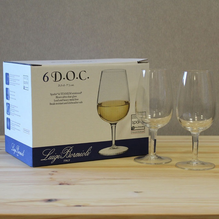 Immagine prodotto Luigi Bormioli Doc (21.50 cl, 1 Occhiali, Bicchieri da vino rosso, Bicchieri da vino bianco)