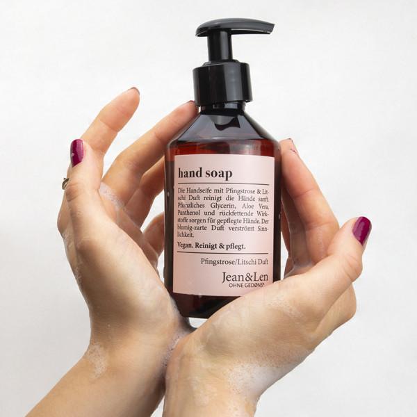 Immagine prodotto Jean & Len Sapone per le mani Peonia e Litchi (Sapone liquido, 250 ml)