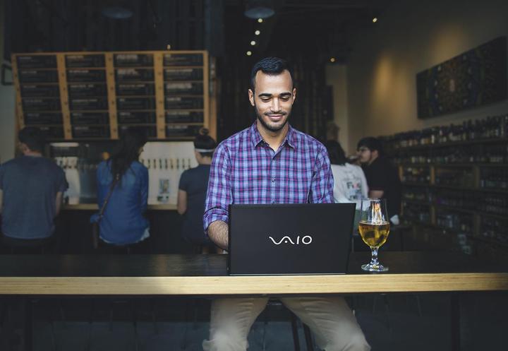 Actual product image Vaio SX14 (14", Intel Core i5-8260U, 8 GB, 256 GB, DE)