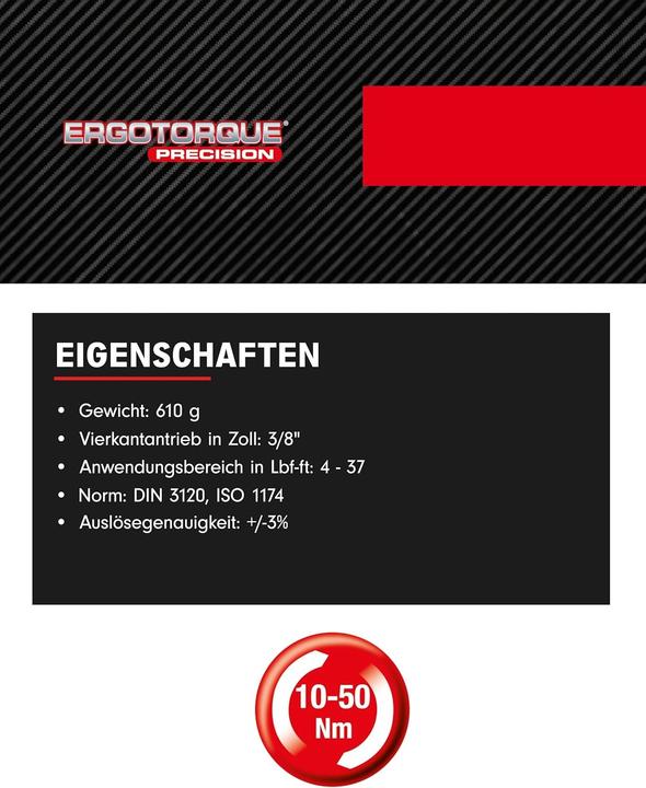 Produktbild KS Tools Ergotorque (3/8", 10 - 50 Nm)