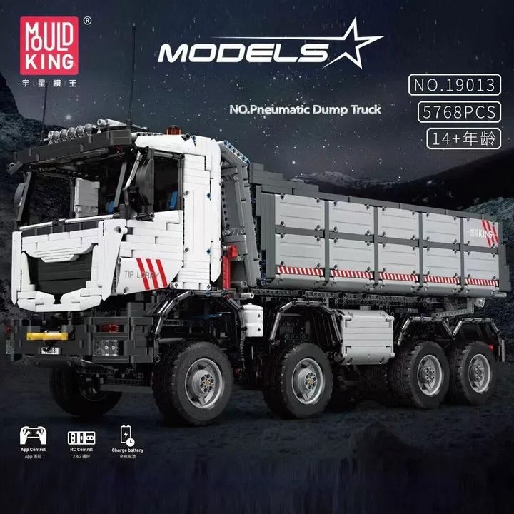 Actual product image Mould King Pneumatic Dump Truck