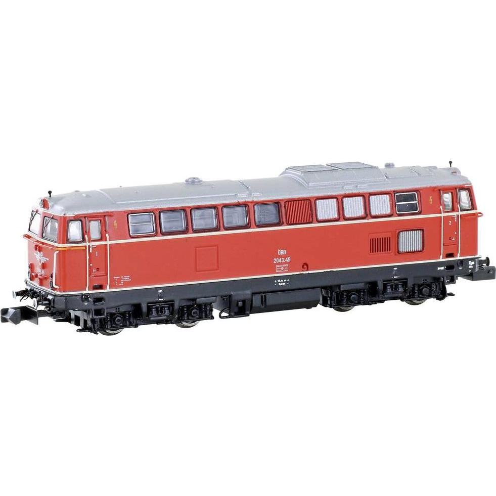 Jägerndorfer JC60000 1 N Diesellok Rh 2043 blutorange der ÖBB (Spur N)