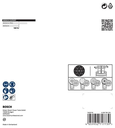 Actual product image Bosch Professional Schleifscheibe BOSCH 0780 +AMMAuA-150 K80 6Stk (80)