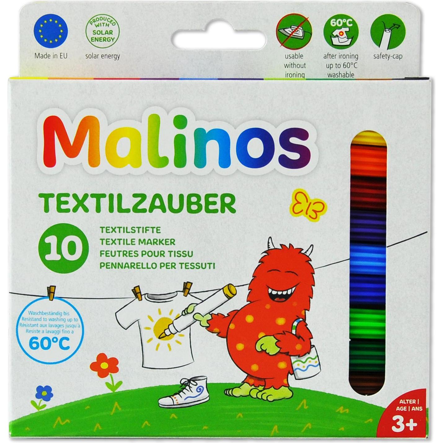 Malinos Textilstifte (Mehrfarbig, 10 x) (300010)