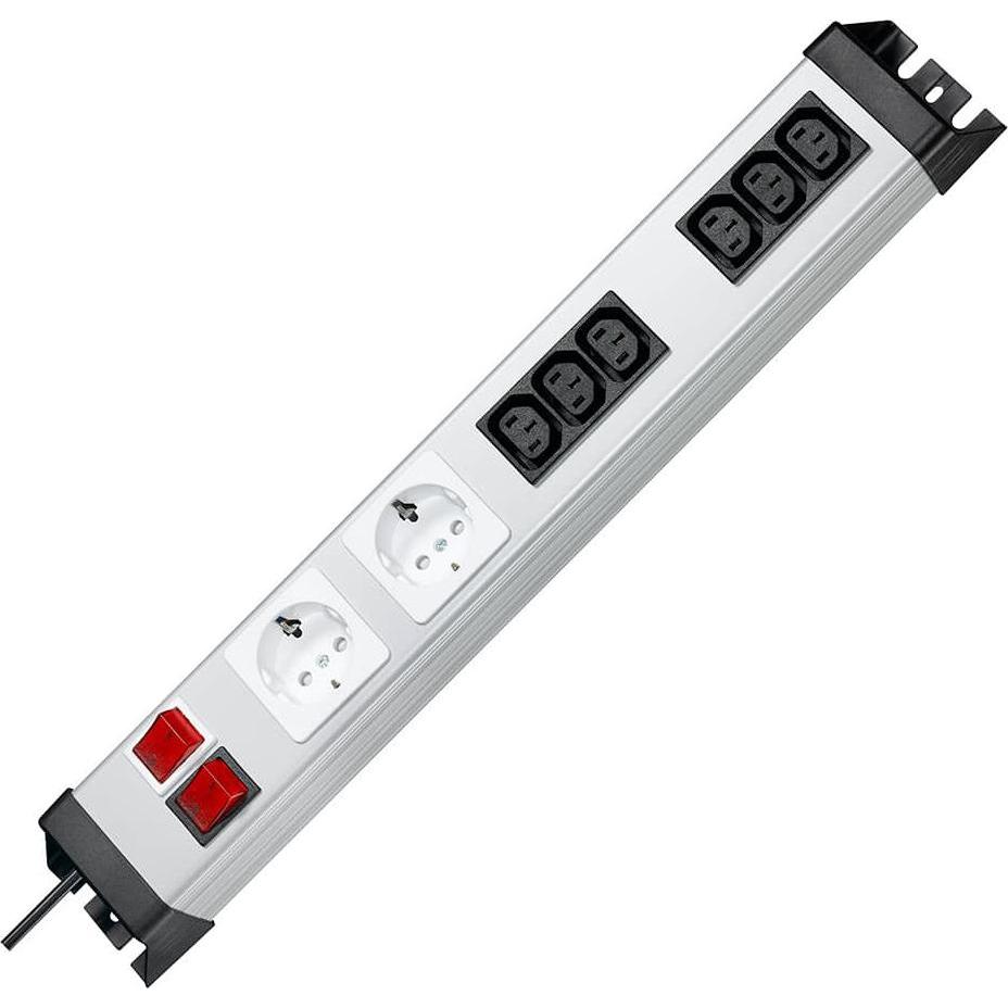 Kopp POWERversal 1x2-fach Schutzkontakt + 2x3-fach IEC320-C13, USV Zubehör