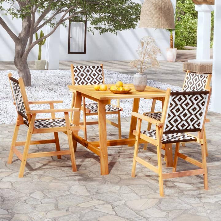 Produktbild vidaXL Garten Essgruppe (88 x 88 x 74 cm)