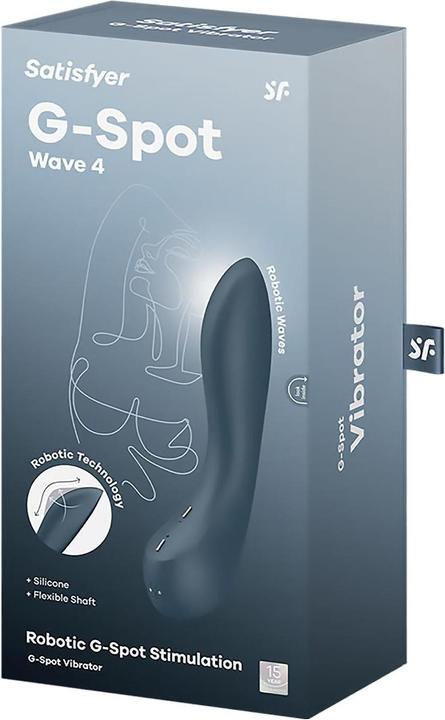 Image du produit Satisfyer - Vibromasseur G-Spot Wave 4 12 programme de vibration Gris foncé