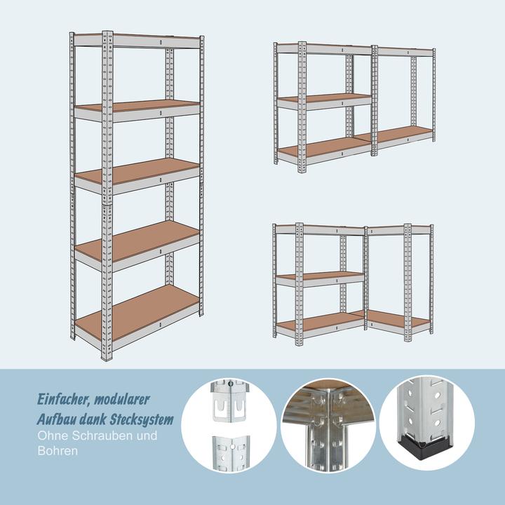 Produktbild Relaxdays Schwerlastregal