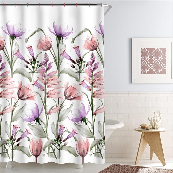 Actual product image Domoletti SHOWER CURT CY-182492H 180X180CM POLIEST (180 x 180 cm)