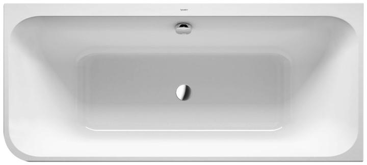 Produktbild Duravit Rechteckbadewanne mit Rundung Happy D,2 80 x 180 cm weiss glatt 700317000000000 (245 l, 180 cm, 80 cm)