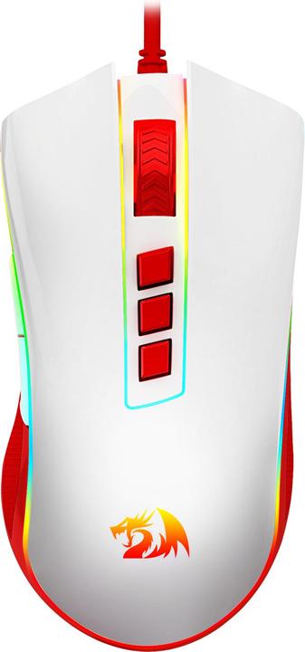 Actual product image Redragon M711C Cobra White/Red (Cable)
