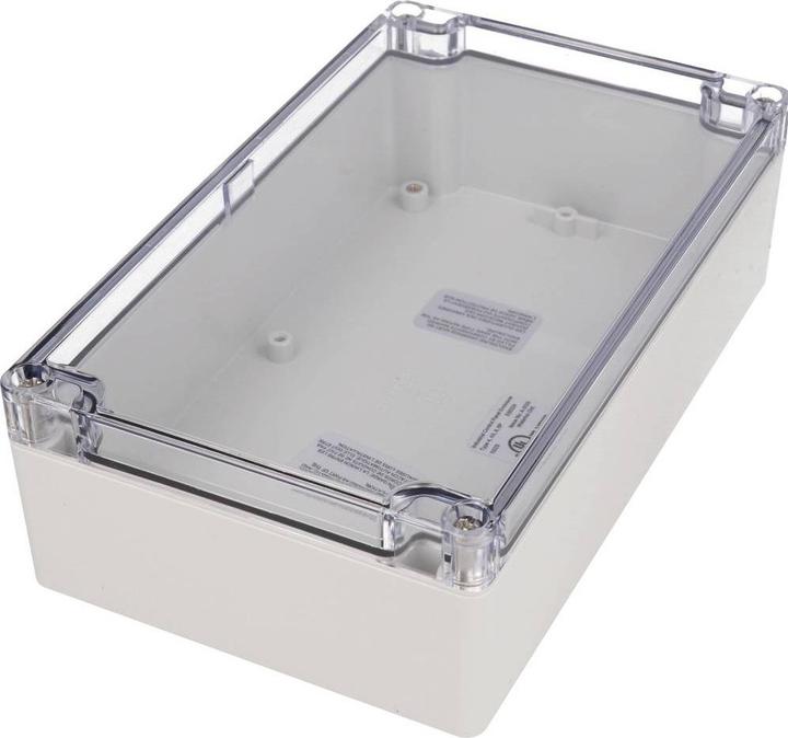 Produktbild Hammond Wasserdichtes Polycarbonatgehäuse, 201 mm x 119 mm x 60 mm, Klarer Deckel (Gehäuse)