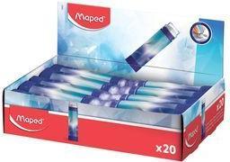Produktbild Maped Kunststoff-Radierer ARCTIC, 20er Display im Lippenstiftformat, Radierer über Drehsystem heraus