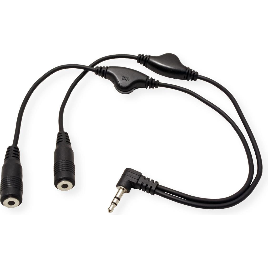 Thumbnail - Roline 3,5mm Adapter (0.30 m, 3.5mm Klinke (AUX)), Audio Kabel