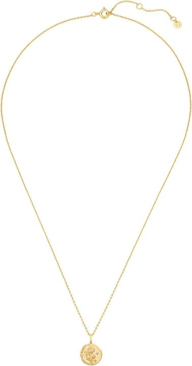 Immagine prodotto Glanzstücke München Collana da donna fiore di nascita August poppy - 37250 (Argento, 40 - 45 cm)