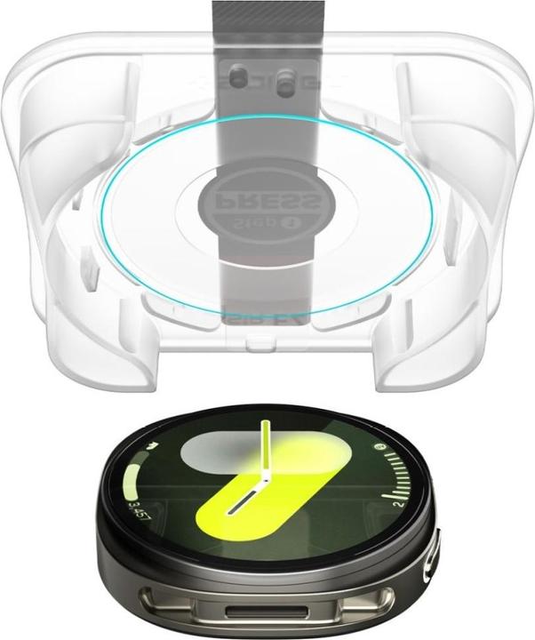 Actual product image Spigen - Glas.tR EZ Fit (2 pack) - Samsung Galaxy Watch8 44mm - Clear