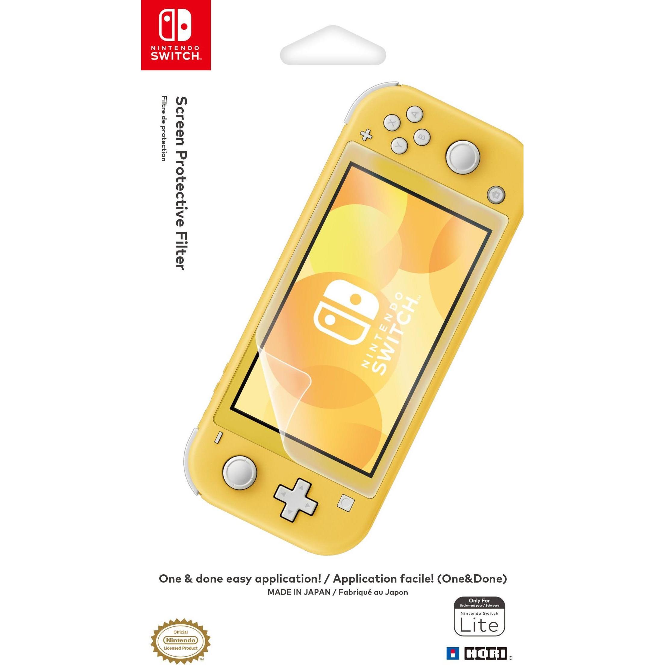 HORI Bildschirmschutzfilter (Switch Lite), Weiteres Gaming Zubehör, Transparent