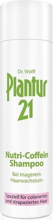 Produktbild Plantur 21 Nutri-Coffein Shampoo Speziell für coloriertes und strapaziertes Haar (Flüssiges Shampoo, 250 ml)