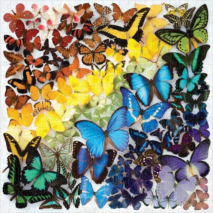 Immagine prodotto Abrams & Chronicle Arcobaleno farfalle 500 pezzo puzzle (500 pezzi)
