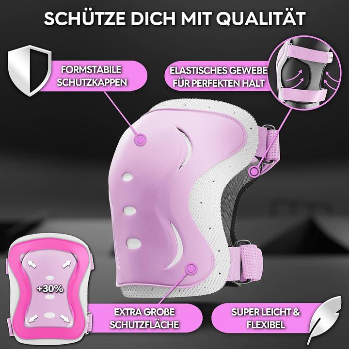 Image du produit Skatewiz Kit de protection (M, Protège-poignets, Genouillère, Coudes, 6 pièces)