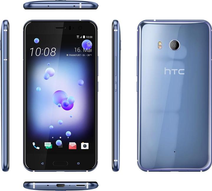 Actual product image HTC U11 (64 GB, Amazing Silver, 5.50", Hybrid Dual SIM, 4G)