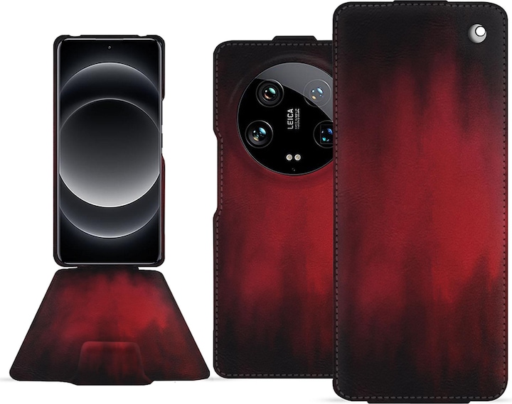 Actual product image Noreve Vertical leather shell (Xiaomi 14 Ultra)