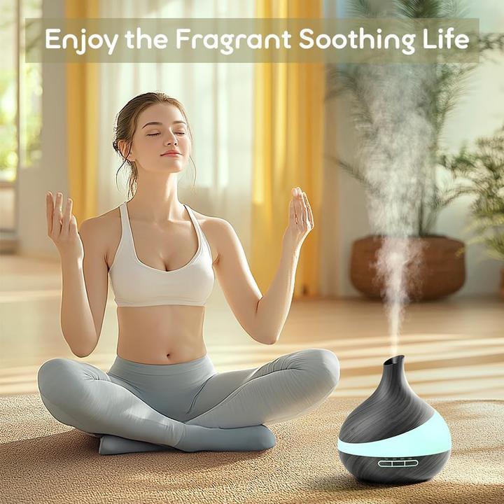 Produktbild Aroma Diffuser K205/60R16 mit Fernbedienung, Timer & LED-Farben (500 ml)