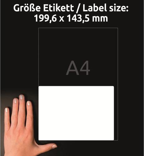Actual product image Avery Universal labels, removable