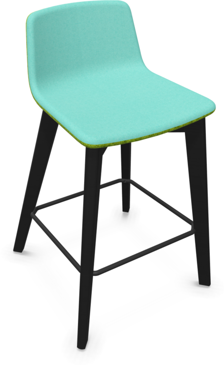 Mint, Light green melange, Black, Ash stained black