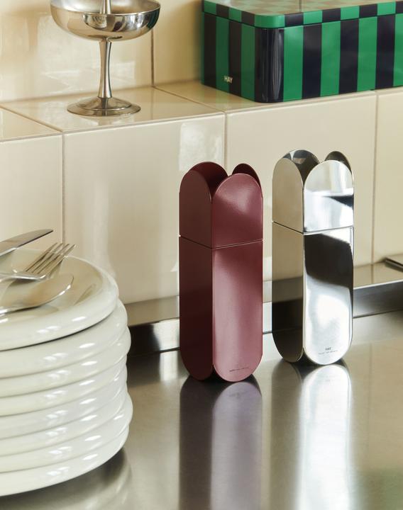 Actual product image HAY Arcs Salt & Pepper Grinder - Dark Blue (Pepper, Salt)