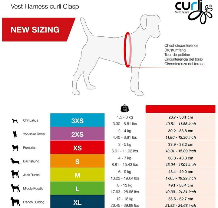 Produktbild Curli Vest Geschirr Air-Mesh LE25 3XS Comic schwarz (3XS, Hund, Spazieren)