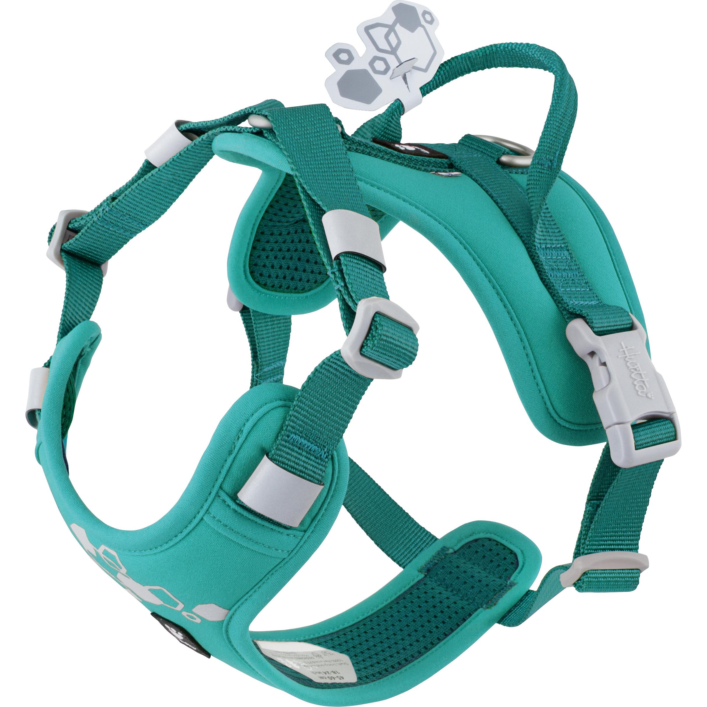 Comparer les prix de Hurtta Weekend Warrior II ECO sele, peacock 75-100 (Chien, Général, Promenade, Sport canin), Collier + laisse