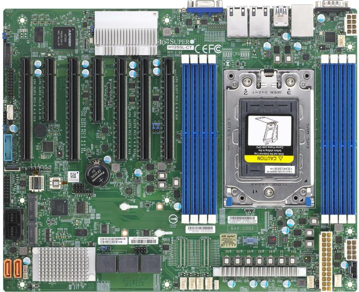Supermicro Scheda madre H12SSL-CT (SP3, AMD SoC, ATX)