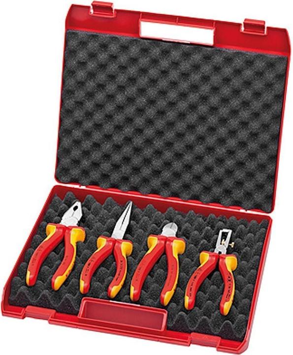 Productafbeelding Knipex Gereedschapskist "RED" Elektrisch Set 1 00 20 15 (275 mm)