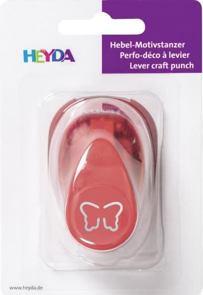 Productafbeelding Heyda Motiefpons voor karton tot 220g/m² Vlinder Pop Up 15x15mm