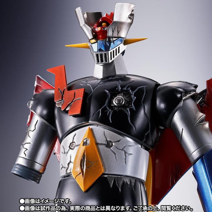 Actual product image Bandai Great Mazinger Z Soul of Chogokin Diecast Actionfigur GX-105D Great Mazinger Z Kakumei Shinka Damage