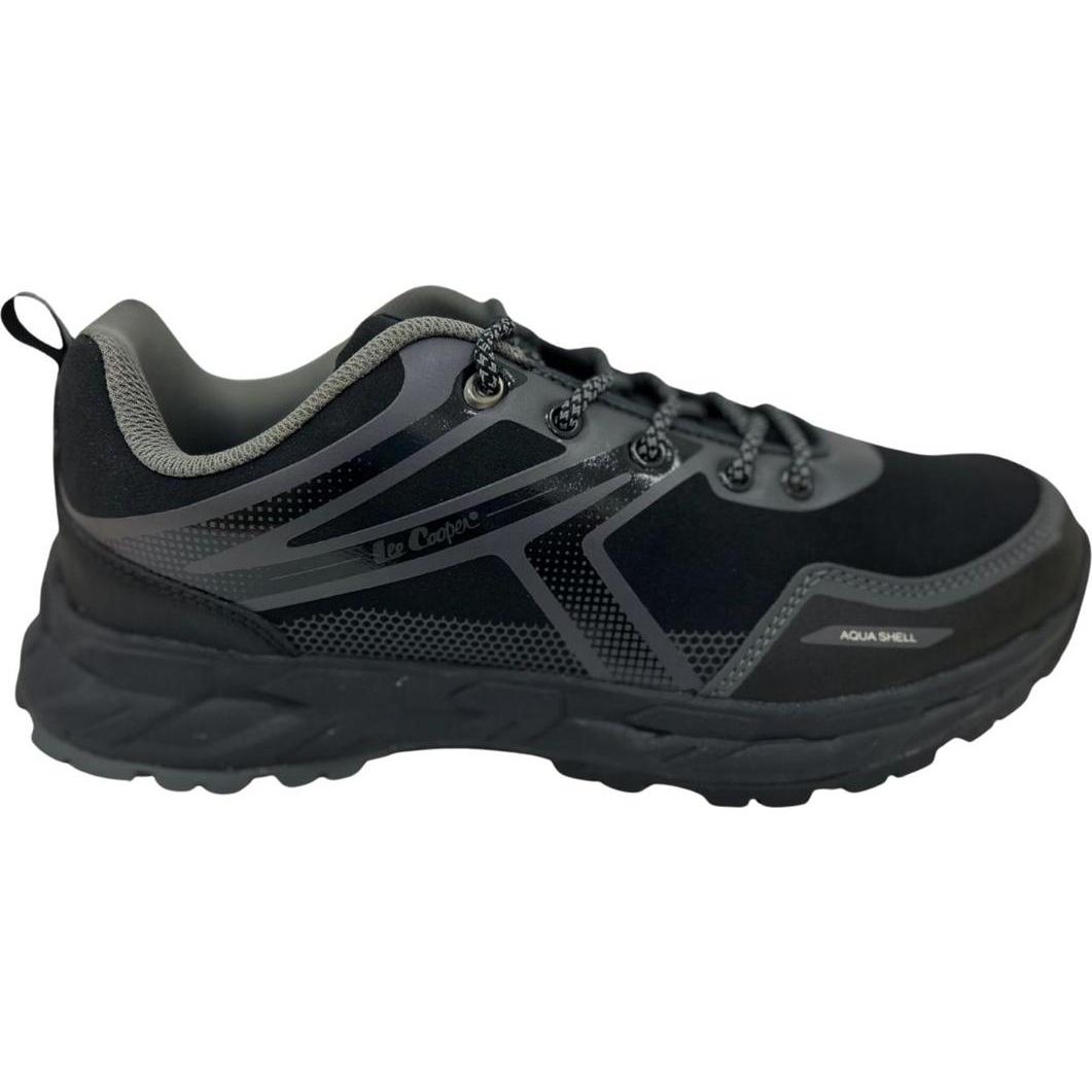 Lee Cooper, Herren, Sneaker, Herren Laufschuh Schwarz-Grau LCJ-22-01-1372M, Schwarz, (42)