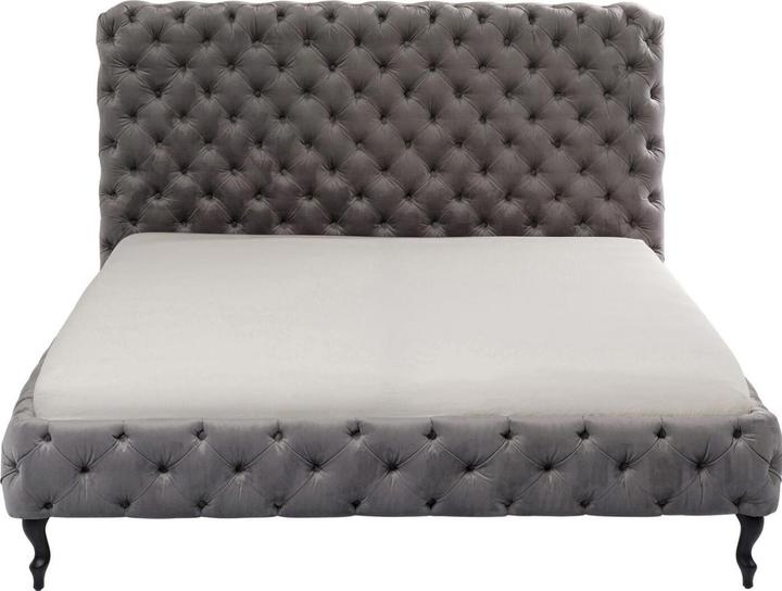 Produktbild Kare Design Bett Desire Hoch Silbergrau 160x200 cm (160 x 200 cm)