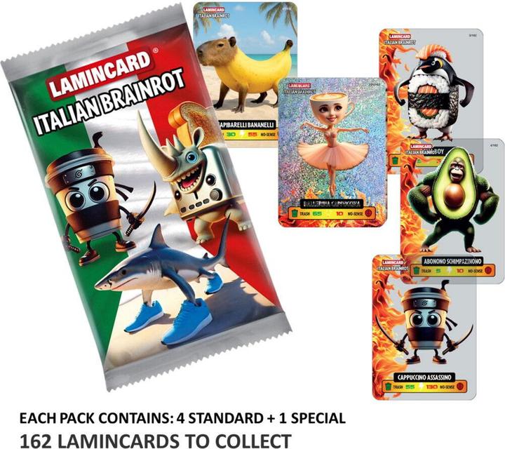 Produktbild Italian Brainrot Italian - Samlekort (24 pakker / Hel kasse) (Booster Pack)