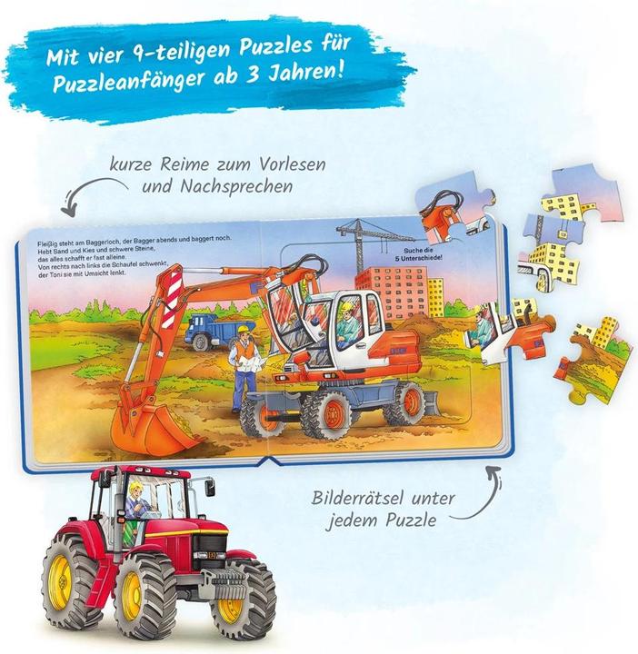 Produktbild Puzzlebuch Fahrzeuge