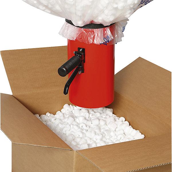 Actual product image kaiserkraft flo-pak® feed hopper, with dosing handle and bungee cord, for bulk filling